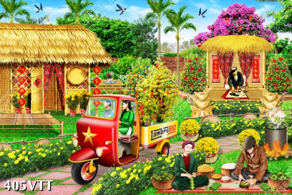 Tranh phong cảnh đẹp giúp cho tinh thần thư thái thoải mái