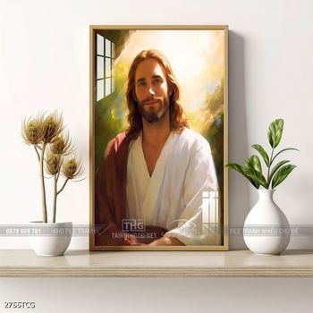 Tranh tranh trí tường công giáo sang trọng