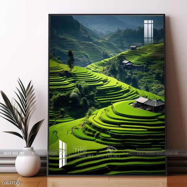 Tranh đồng quê đẹp nhất hiện nay