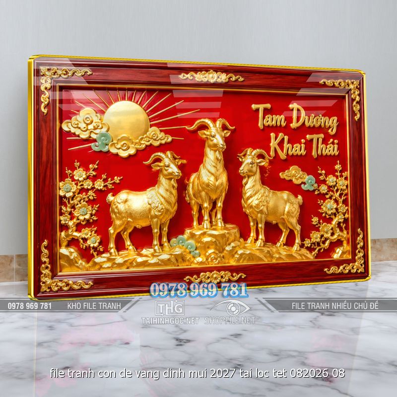 file tranh con de vang dinh mui 2027 tai loc tet 082026 08