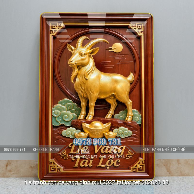 file tranh con de vang dinh mui 2027 tai loc tet 082026 30