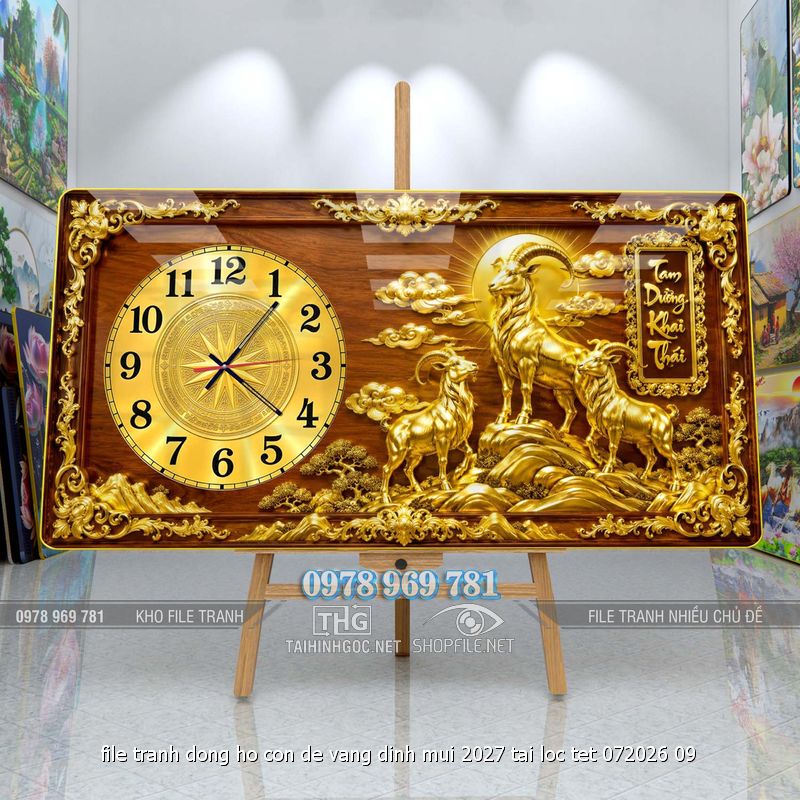 file tranh dong ho con de vang dinh mui 2027 tai loc tet 072026 09