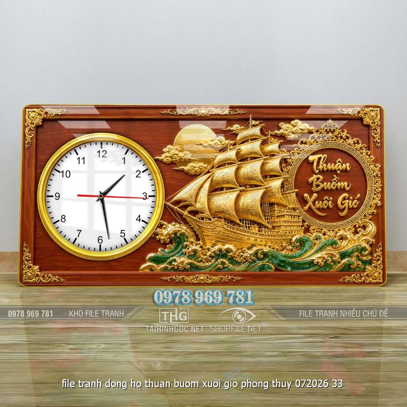 file tranh dong ho thuan buom xuoi gio phong thuy 072026 33