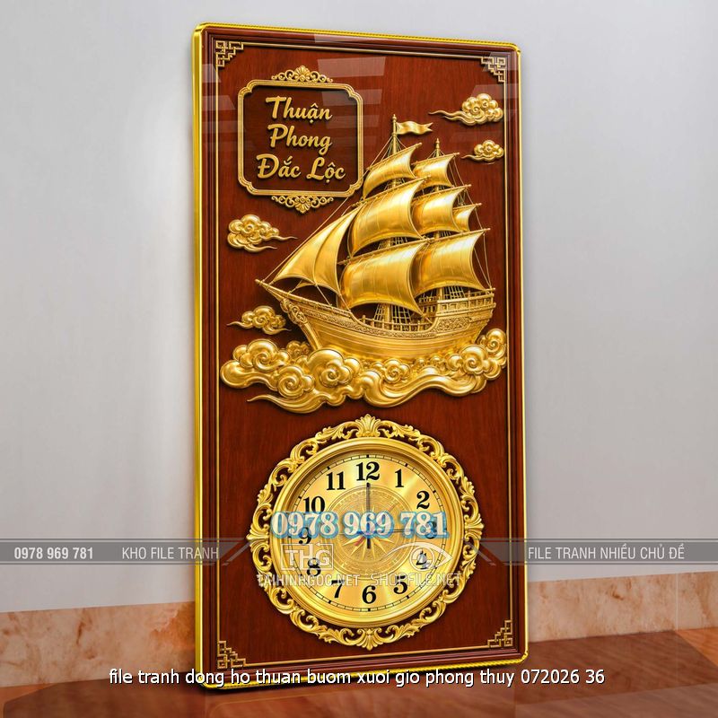 file tranh dong ho thuan buom xuoi gio phong thuy 072026 36