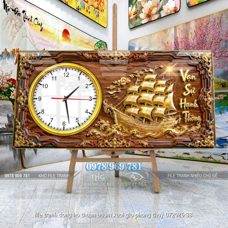 file tranh dong ho thuan buom xuoi gio phong thuy 072026 38