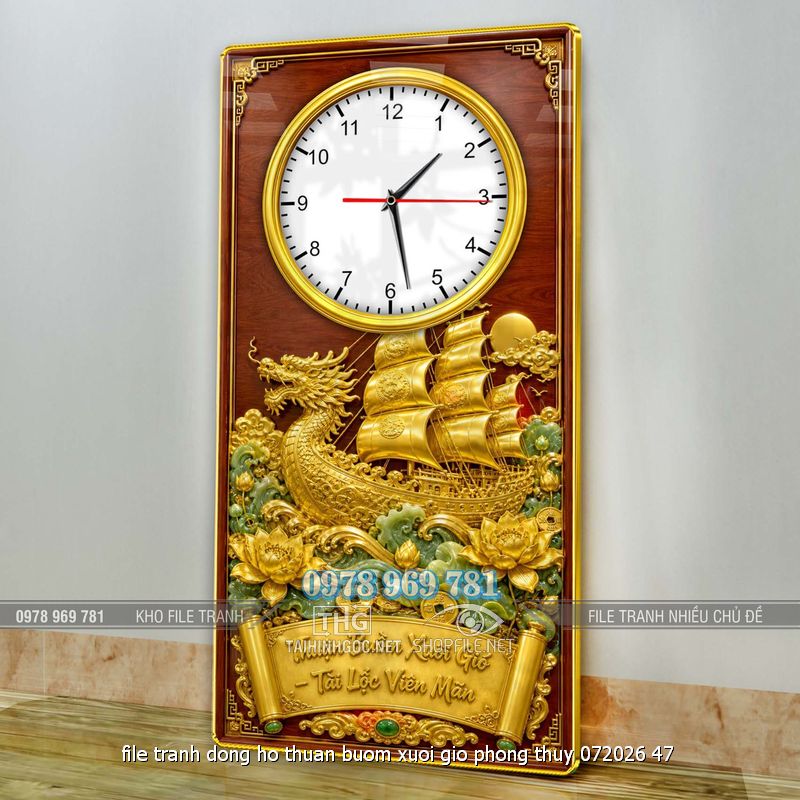 file tranh dong ho thuan buom xuoi gio phong thuy 072026 47