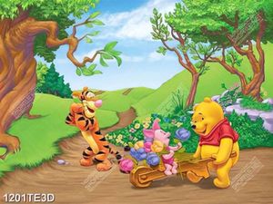 Tranh hổ và gấu pooh