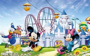Tranh chuột Mickey và vịt Donald