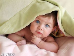 Tranh bé cute in uv