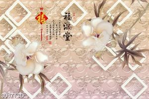 Tranh trang trí tường hoa đổ quyên chất lượng cao