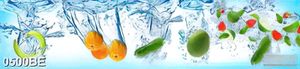Tranh những trái chanh trong dòng nước mát