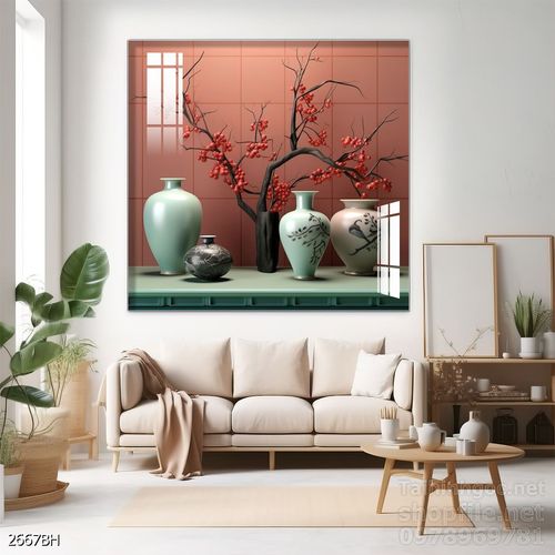Tranh bình hoa 3D tuyệt đẹp