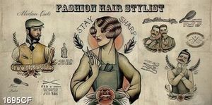 Tranh tiem toc barber các nhà tạo mẫu tóc nổi tiếng thế giới