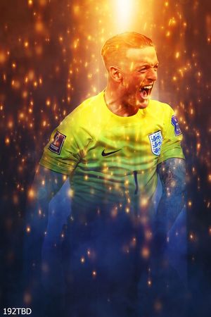 Tranh cầu thủ Jordan Pickford