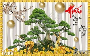 Tranh bonsai, Mai Đào tết