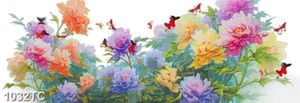 Tranh sơn dầu hoa mẫu đơn