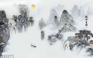 Tranh thủy mặc in siêu nét