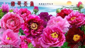 Tranh hoa mẫu đơn