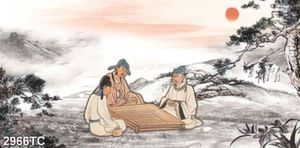 Tranh chơi cờ tướng của người xưa