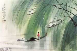 Tranh sơn dầu cảnh quê hương