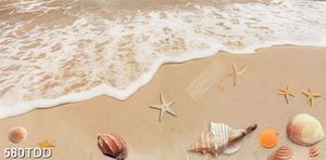 Tranh bãi biển và sao biển chất lượng cao