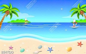 Tranh 3d đại dương treo tường phòng bé đẹp