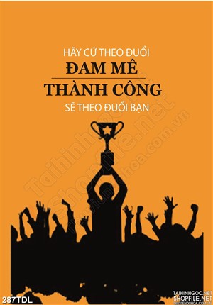 Tranh động lực phấn đấu hết mình với ước mơ