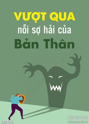 Tranh in 3d động lực vượt qua sự sợ hải của bản thân
