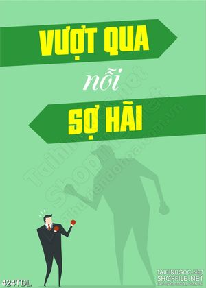Tranh động lực vượt qua nổi sợ hãi trong công việc