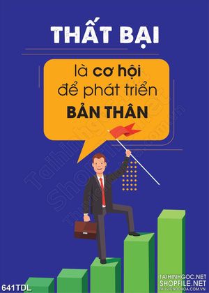 Tranh động lực phát triển bản thân trang trí