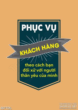 Tranh động lực tận tâm với khách hàng in 3d