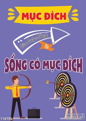 Tranh trang trí động lực sống phải có mục đích