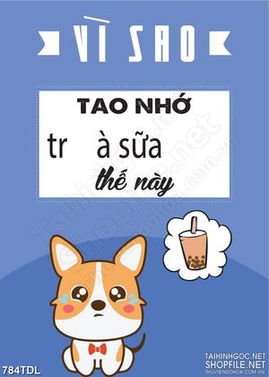 Tranh ca phe văn phòng động lực đam mê trà sữa