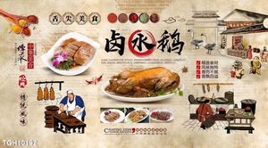 Tranh nha hang quan an ghép 3d in vải canvas