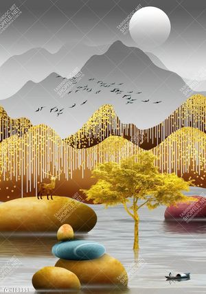 Tranh ghép tráng gương treo trang trí tường
