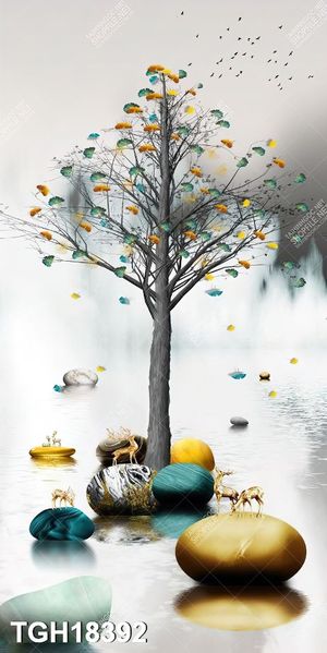 Tranh canvas decor phòng khách đẹp hiện đại