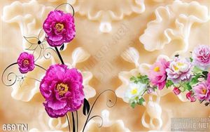 Tranh giả ngọc hoa treo tường