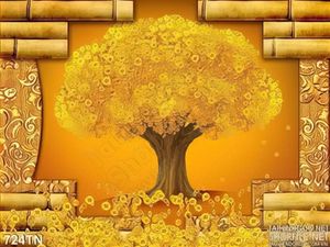 Tranh giả ngọc cây tiền vàng