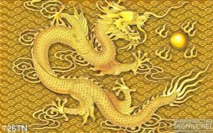 Tranh giả ngọc rồng trang trí