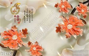 Tranh giả ngọc hoa trang trí
