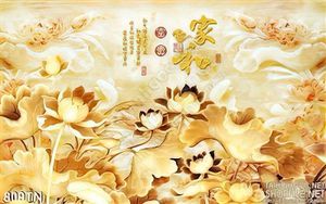 Tranh giả ngọc hoa sen trang trí