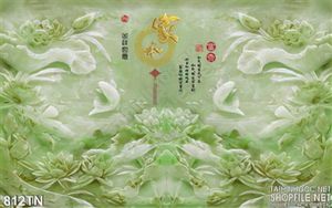 Tranh giả ngọc hoa cá chép