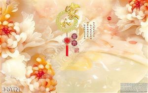 Tranh giả ngọc cúc phong thủy