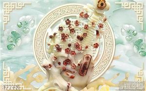Tranh giả ngọc hoa đào cổ điển