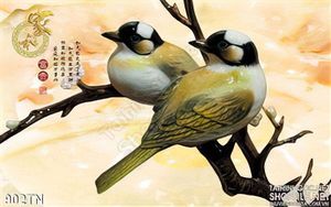 Tranh giả ngọc chim yến trang trí