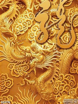 Tranh điêu khắc gỗ rồng phù điêu