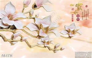 Tranh giả ngọc hoa thư pháp treo tường