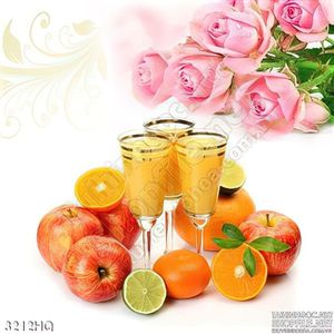 Tranh nước ép trái cây