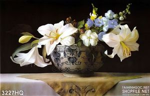 Tranh hoa Ly sơn dầu đẹp