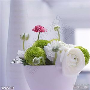 Tranh hoa lá trang trí phòng ngủ